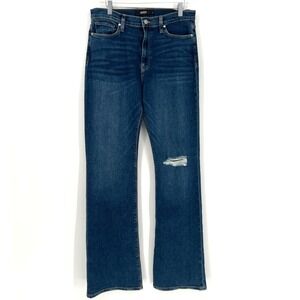 Hudson Jeans Womens 31 Barbara High Waist Bootcut Dark Denim NWT